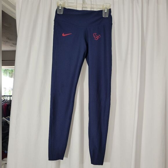 Nike Texans side logo leggings  dry fit sz XS - Picture 2 of 9